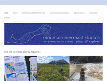 Tablet Screenshot of mountainmermaidstudios.com